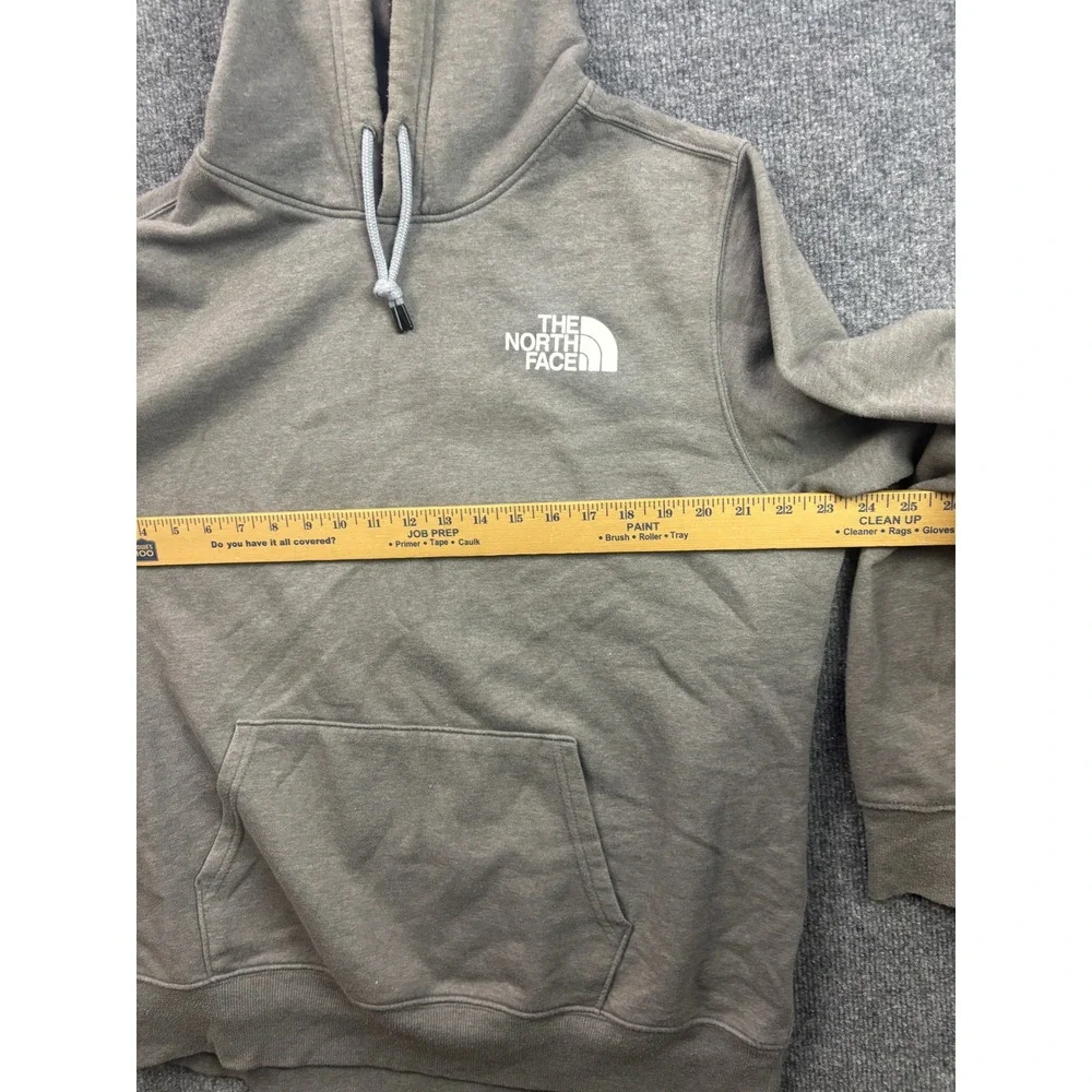 The North Face Hoodie Mens Large Green Never Stop Exploring Box Logo Sweatshirt